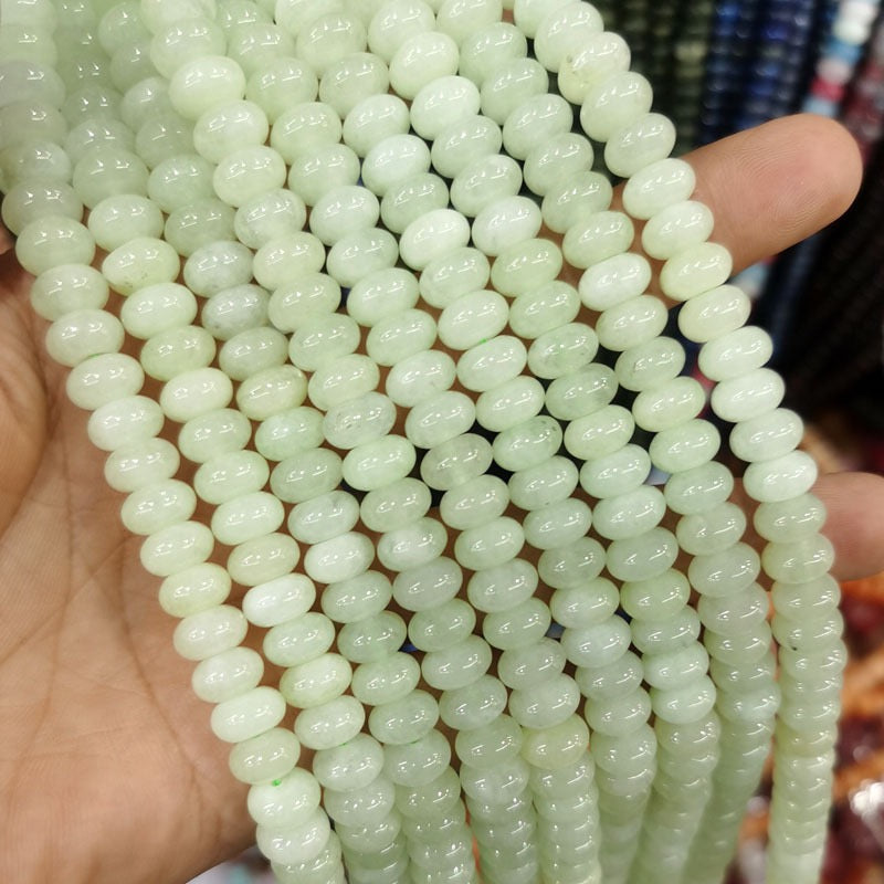 Natural Gemstone Abacus Beads 5×8mm