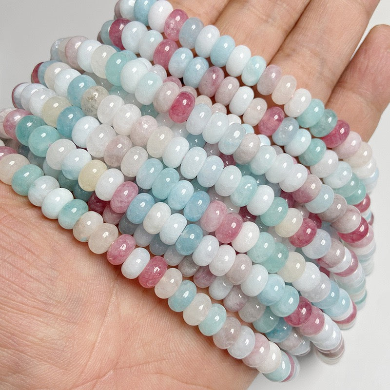 Natural Gemstone Abacus Beads 5×8mm