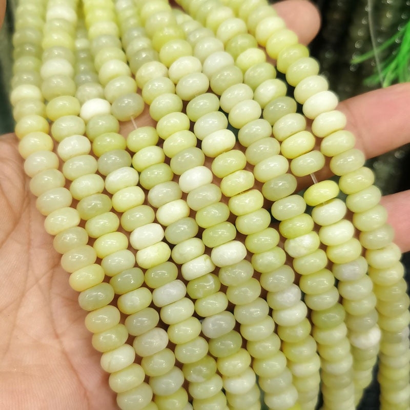 Natural Gemstone Abacus Beads 5×8mm