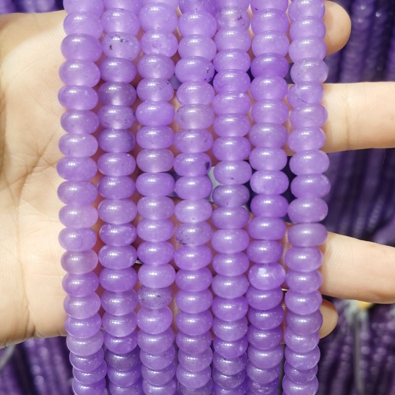 Natural Gemstone Abacus Beads 5×8mm