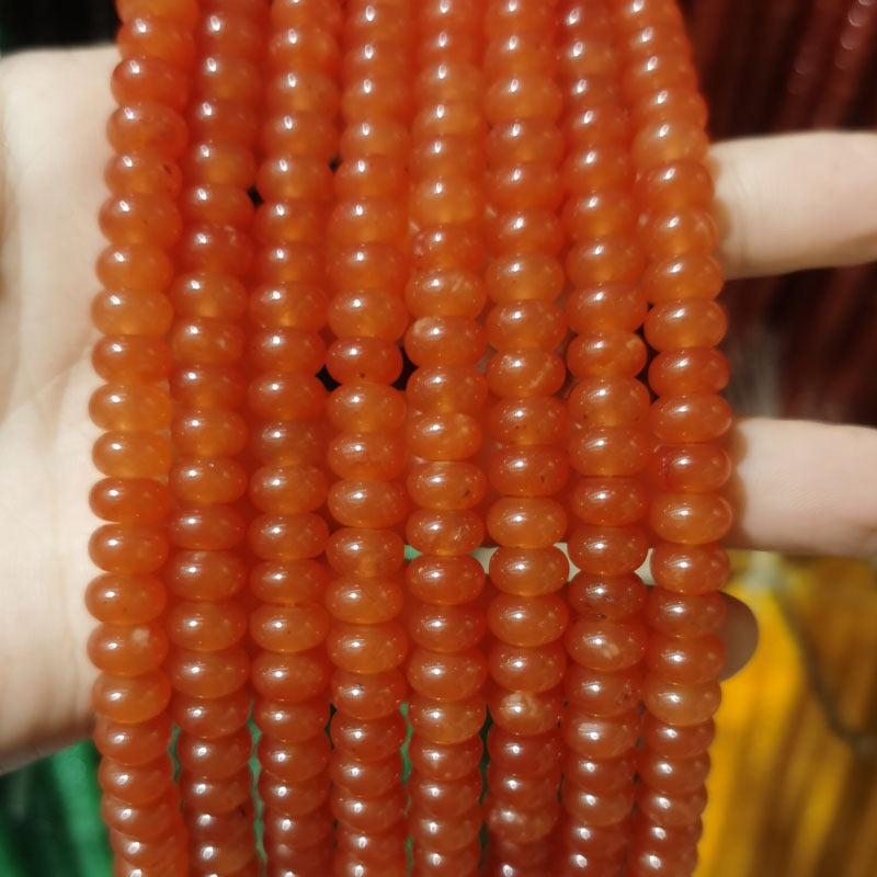 Natural Gemstone Abacus Beads 5×8mm