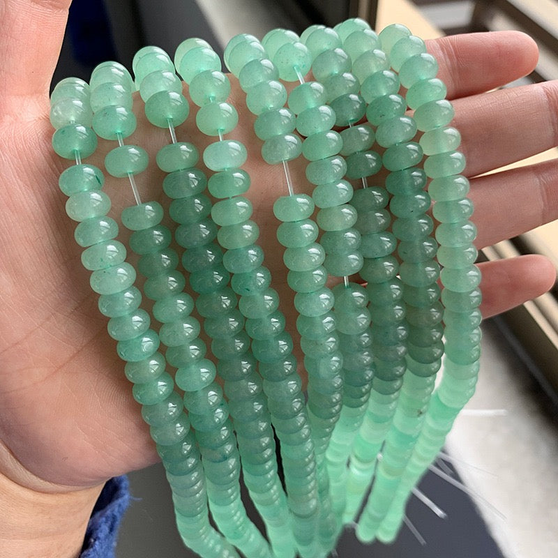 Natural Gemstone Abacus Beads 5×8mm