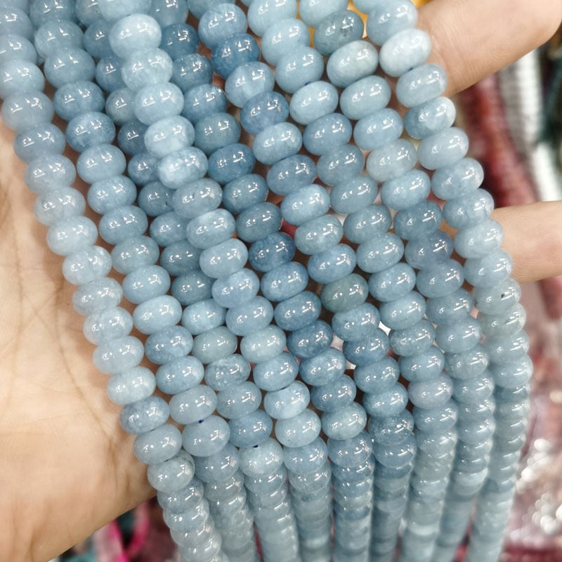 Natural Gemstone Abacus Beads 5×8mm