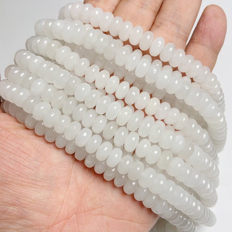 Natural Gemstone Abacus Beads 5×8mm