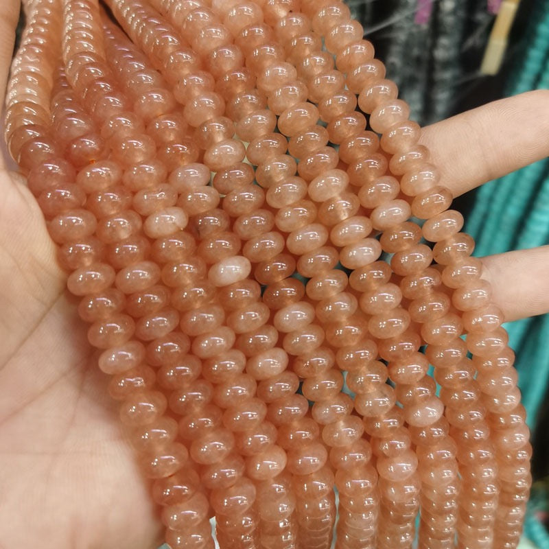 Natural Gemstone Abacus Beads 5×8mm