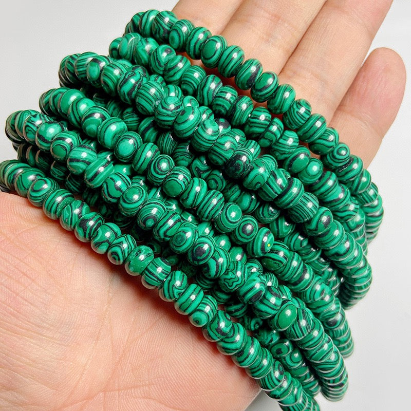 Natural Gemstone Abacus Beads 5×8mm