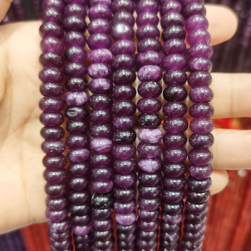 Natural Gemstone Abacus Beads 5×8mm