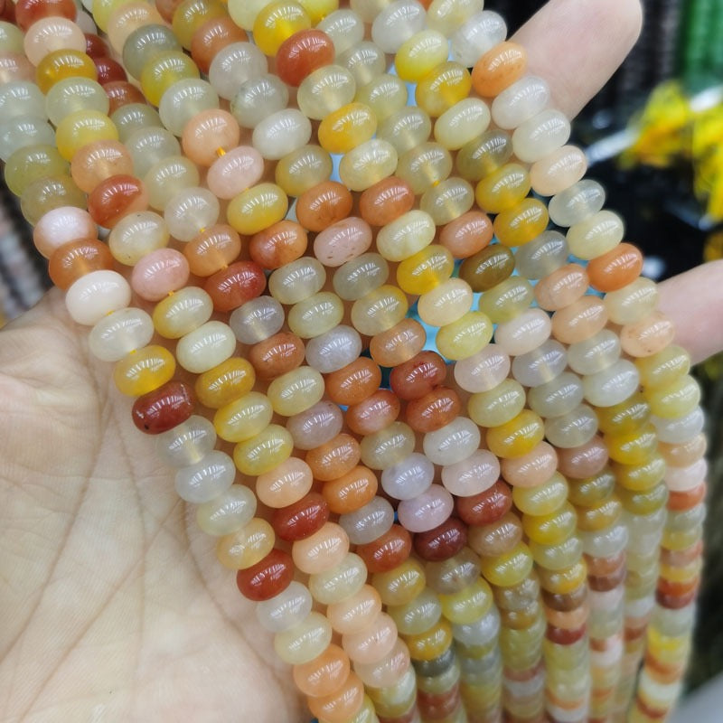 Natural Gemstone Abacus Beads 5×8mm