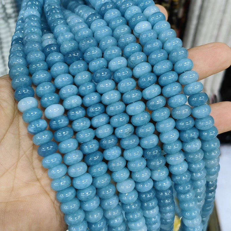 Natural Gemstone Abacus Beads 5×8mm