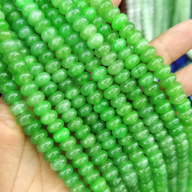 Natural Gemstone Abacus Beads 5×8mm