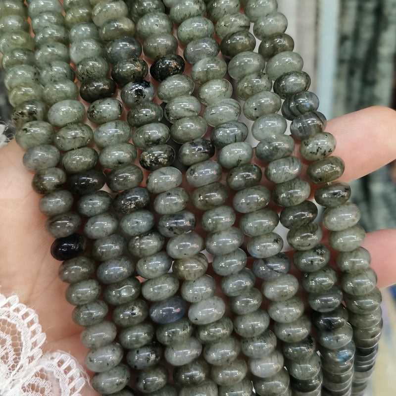Natural Gemstone Abacus Beads 5×8mm
