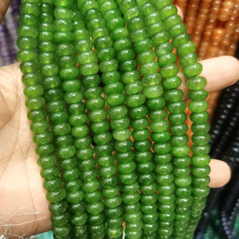 Natural Gemstone Abacus Beads 5×8mm