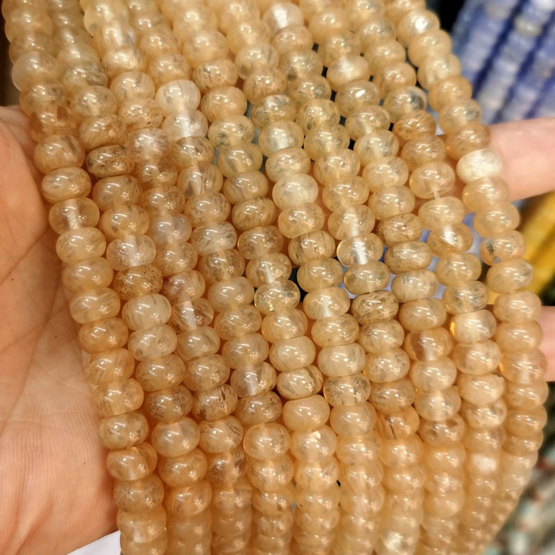 Natural Gemstone Abacus Beads 5×8mm