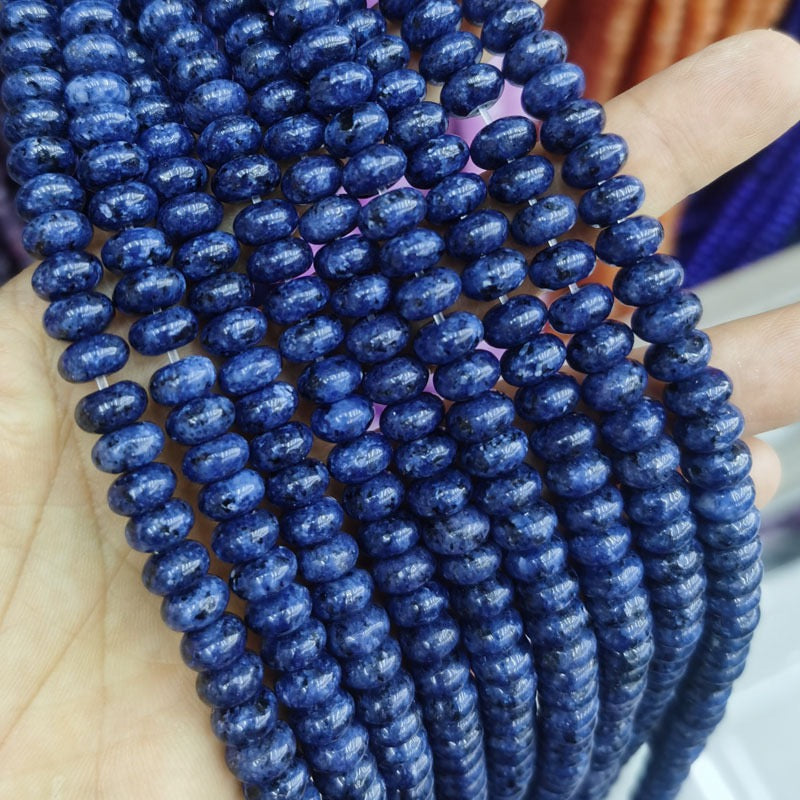Natural Gemstone Abacus Beads 5×8mm