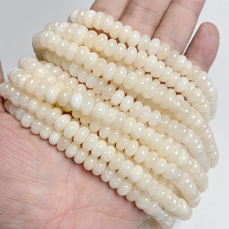 Natural Gemstone Abacus Beads 5×8mm