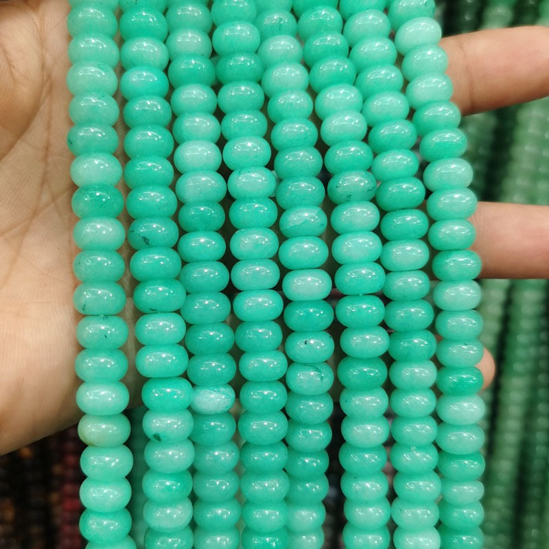 Natural Gemstone Abacus Beads 5×8mm