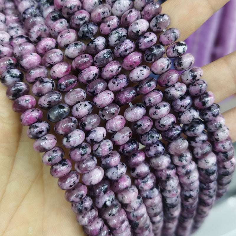 Natural Gemstone Abacus Beads 5×8mm