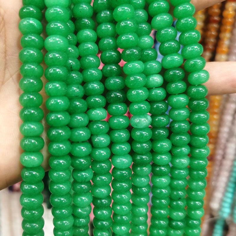 Natural Gemstone Abacus Beads 5×8mm