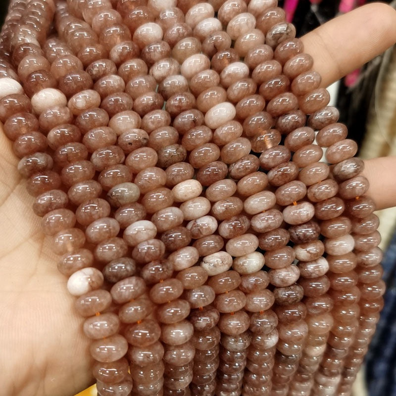Natural Gemstone Abacus Beads 5×8mm