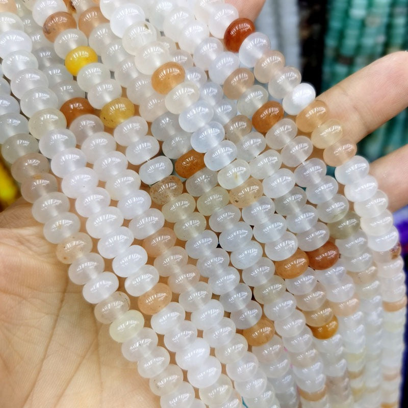 Natural Gemstone Abacus Beads 5×8mm