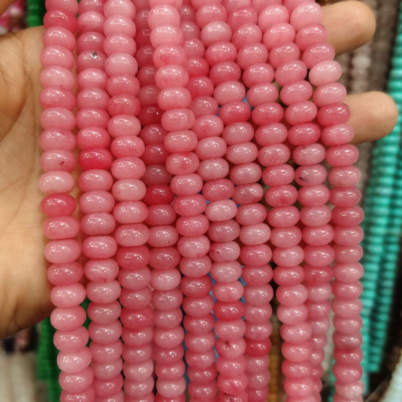 Natural Gemstone Abacus Beads 5×8mm