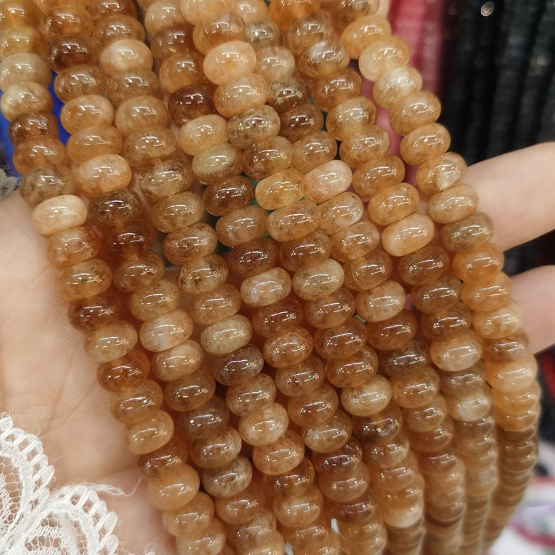 Natural Gemstone Abacus Beads 5×8mm