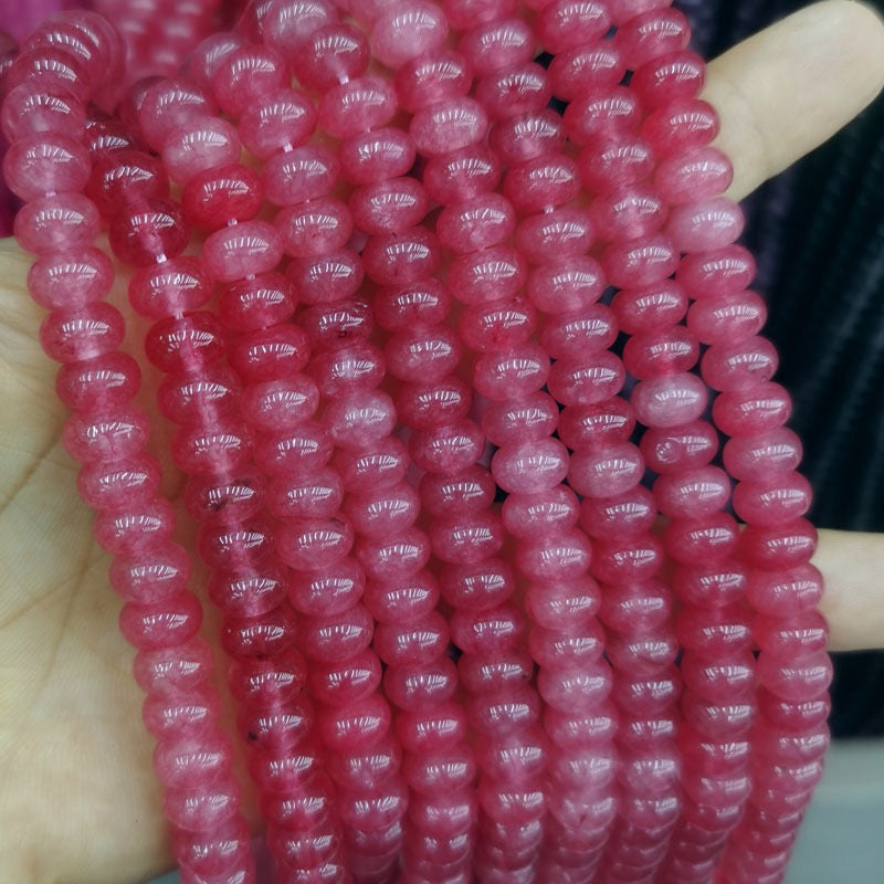 Natural Gemstone Abacus Beads 5×8mm