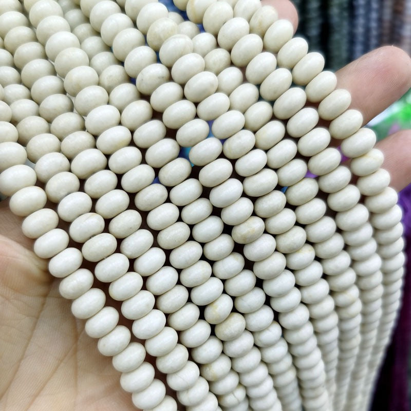Natural Gemstone Abacus Beads 5×8mm