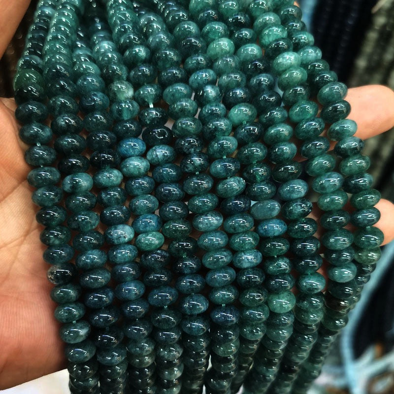 Natural Gemstone Abacus Beads 5×8mm