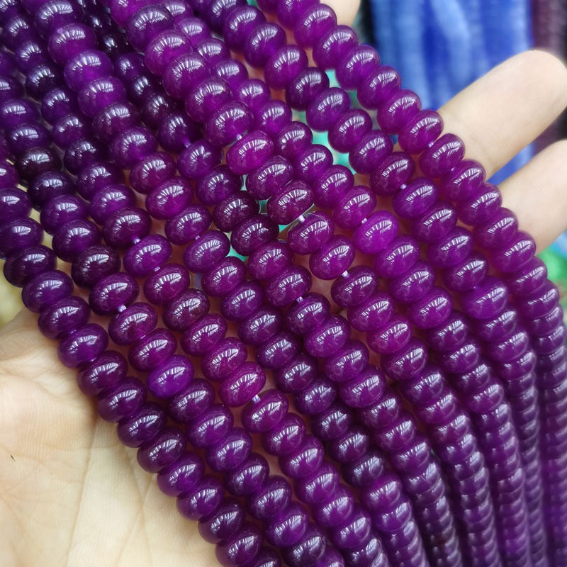 Natural Gemstone Abacus Beads 5×8mm